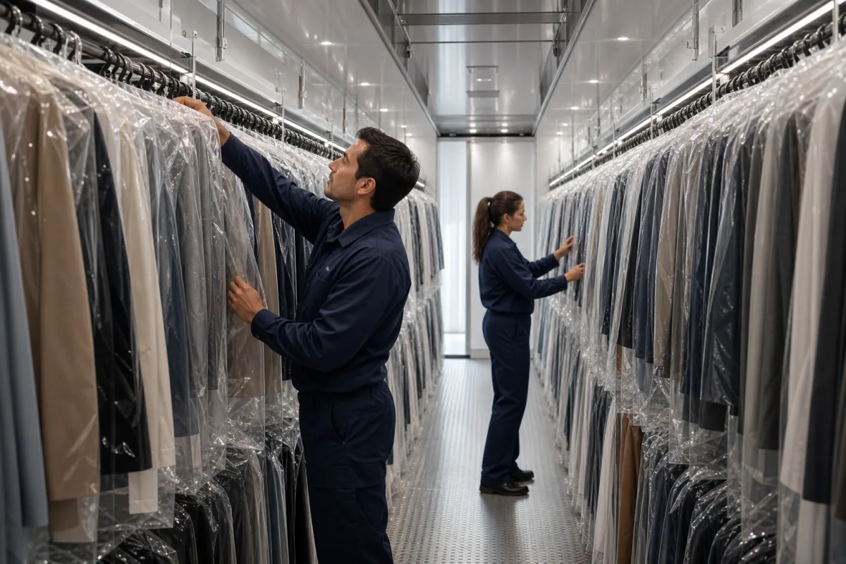 How Garments Are Protected in Hanging Transport
